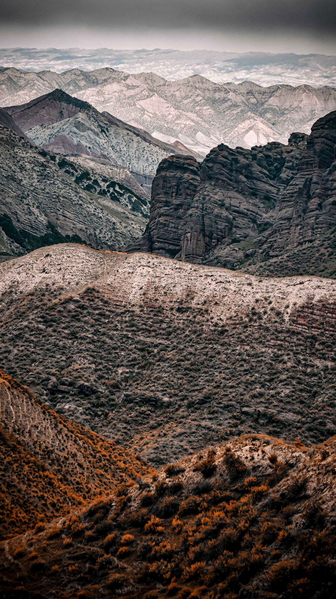 Обои облако, гора, экорегион, природный ландшафт, окружающая среда в разрешении 1080x1920
