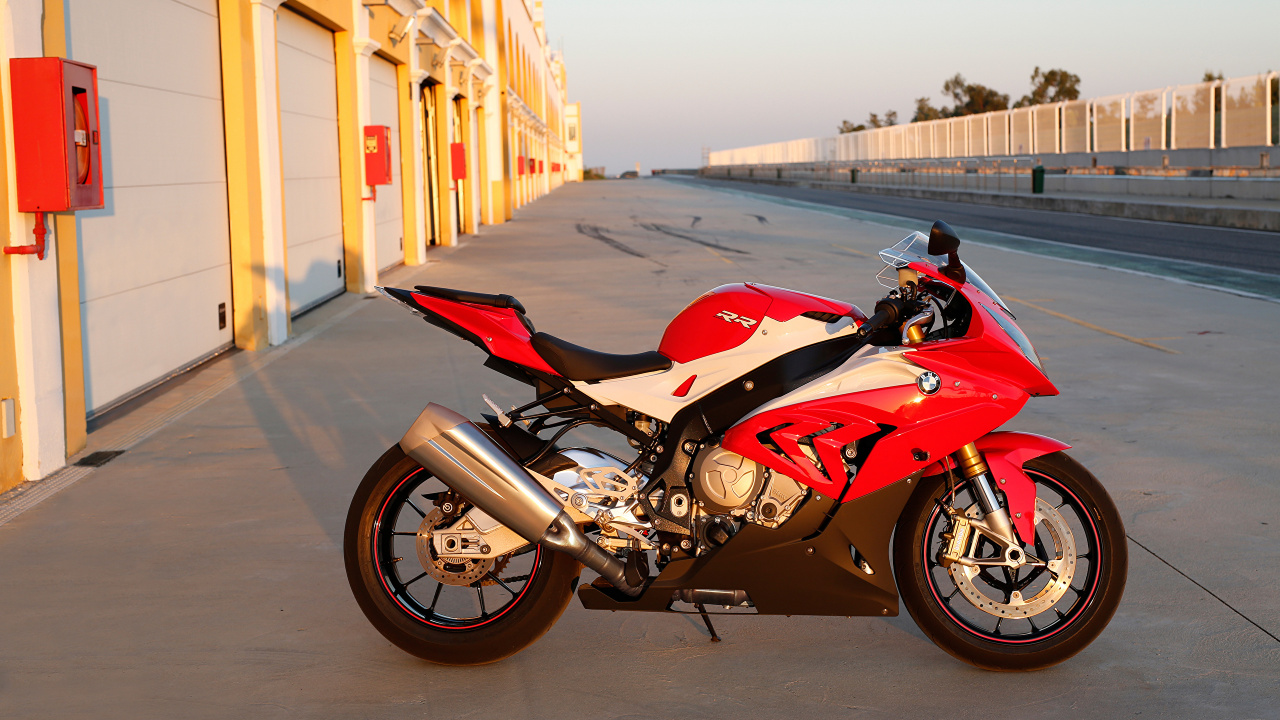 Обои мотоцикл, спортивный мотоцикл, авто, мотоспорт, bmw в разрешении 1280x720