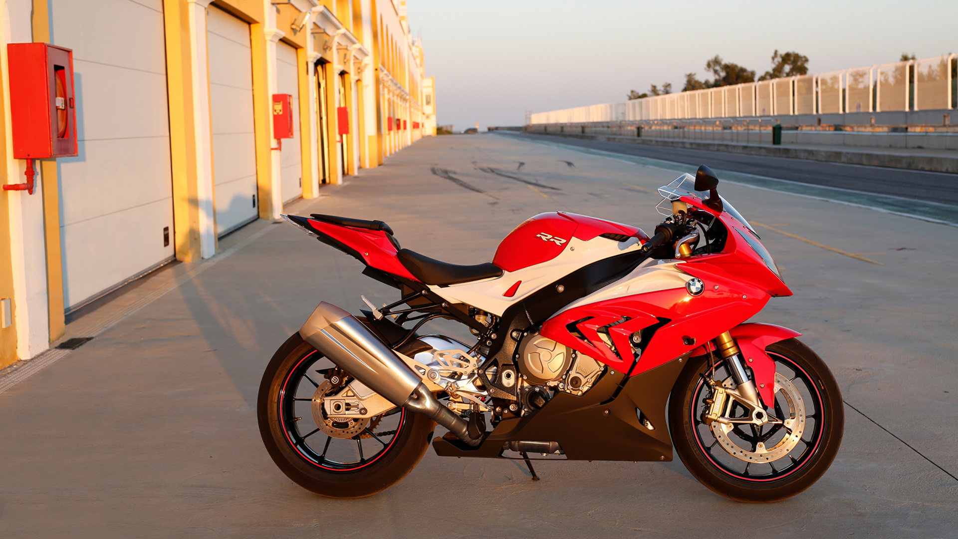 Обои мотоцикл, спортивный мотоцикл, авто, мотоспорт, bmw в разрешении 1920x1080
