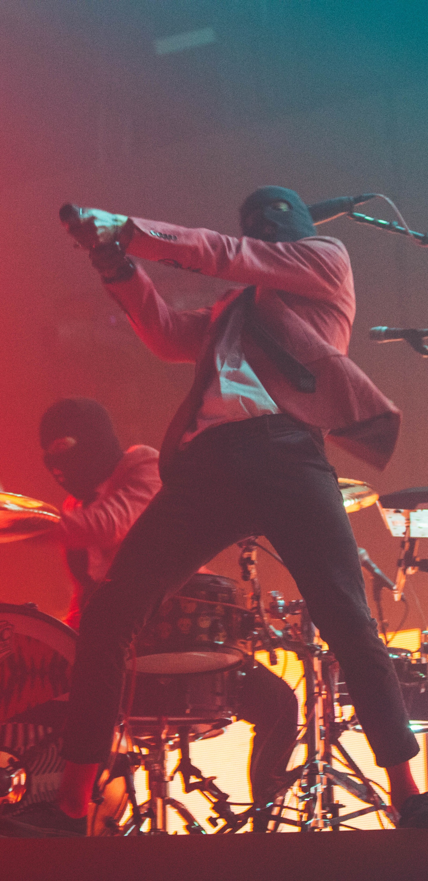 Обои Двадцать Один Пилоты, рокконцерт, Представление, развлечение, концерт в разрешении 1440x2960