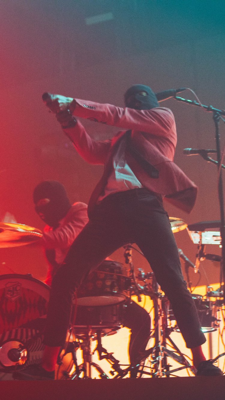 Обои Двадцать Один Пилоты, рокконцерт, Представление, развлечение, концерт в разрешении 750x1334