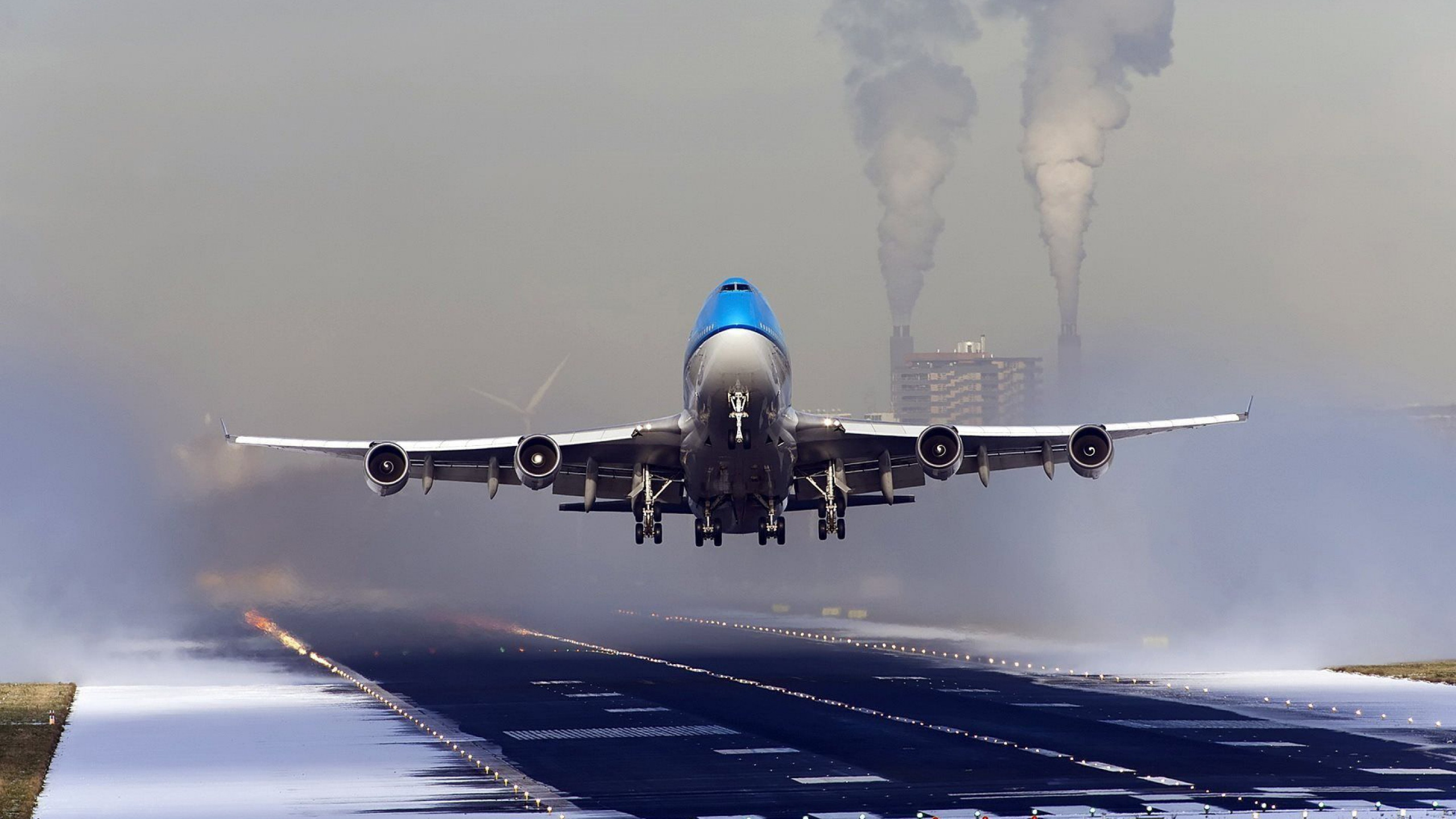 Обои Боинг 747, самолет, самолеты, Боинг, авиация в разрешении 2560x1440