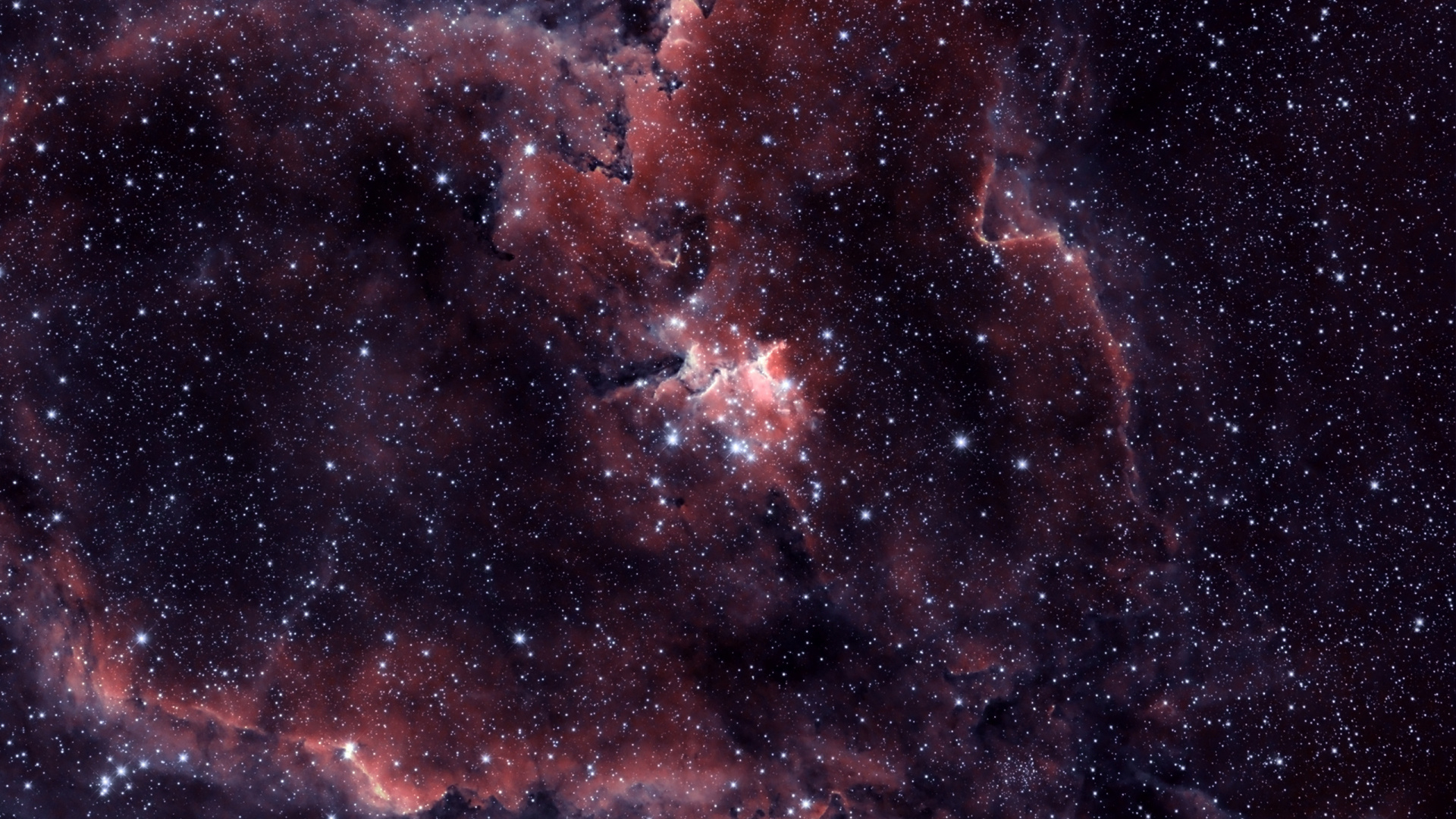 Обои туманность, Галактика, звезда, Астрономия, астрономический объект в разрешении 1920x1080