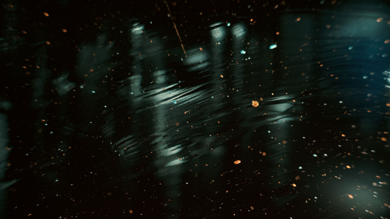 Обои черный, синий, атмосфера, астрономический объект, темнота в разрешении 1280x720