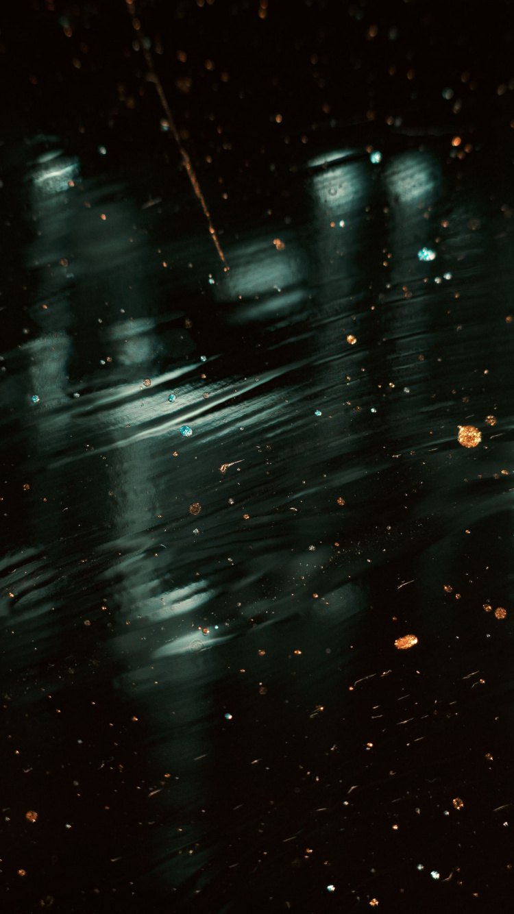 Обои черный, синий, атмосфера, астрономический объект, темнота в разрешении 750x1334