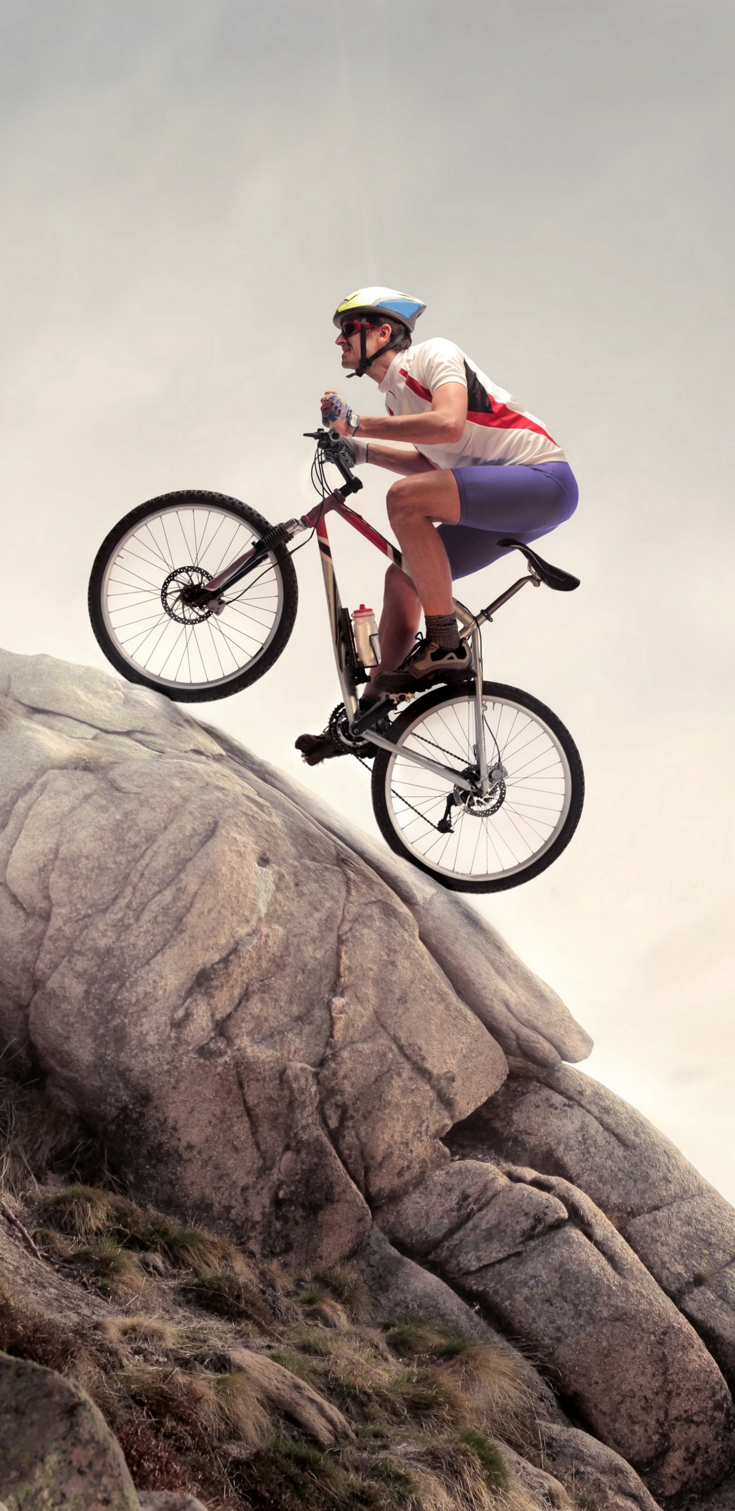 Обои экстремальный вид спорта, Велоспорт, велосипед, велосипедный спорт, горный велосипед в разрешении 1440x2960