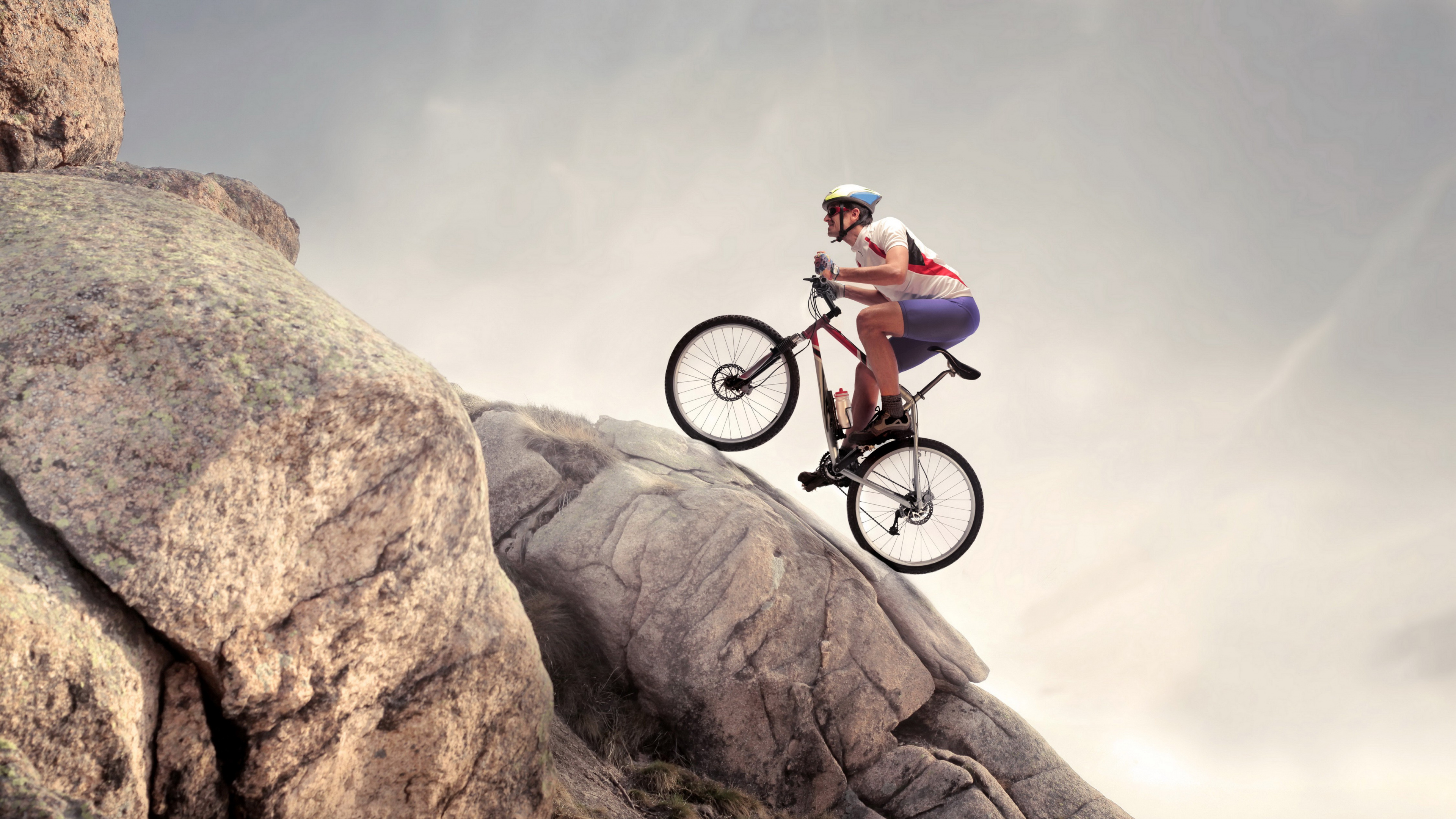 Обои экстремальный вид спорта, Велоспорт, велосипед, велосипедный спорт, горный велосипед в разрешении 3840x2160