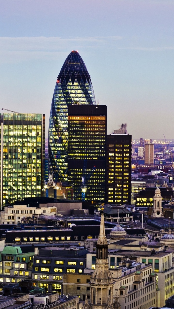 Обои городской пейзаж, город, городской район, метрополия, линия горизонта в разрешении 720x1280