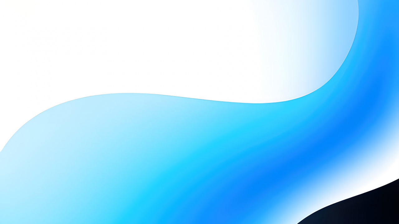 Обои ios, абстрактный, андроид, синий, графика в разрешении 1280x720