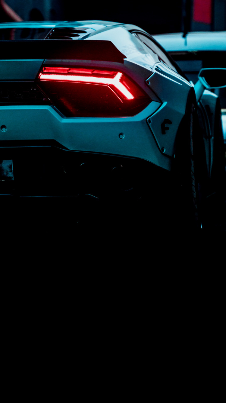 Обои спорткар, Ferrari, легковые автомобили, двери автомобиля, автомобильное освещение в разрешении 750x1334