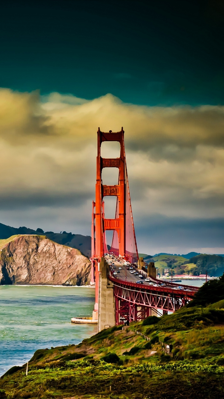 Обои ориентир, вышка, море, облако, океан в разрешении 750x1334