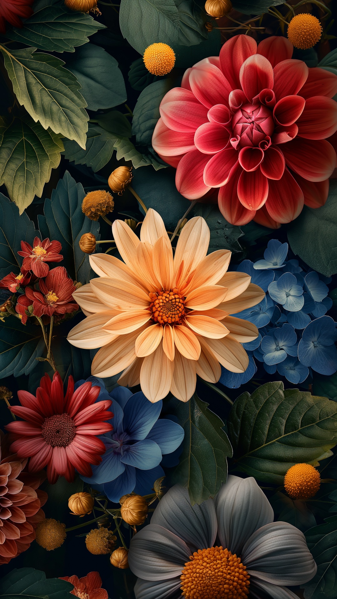 Обои цветок, растение, картинная рамка, ботаники, лист в разрешении 1080x1920