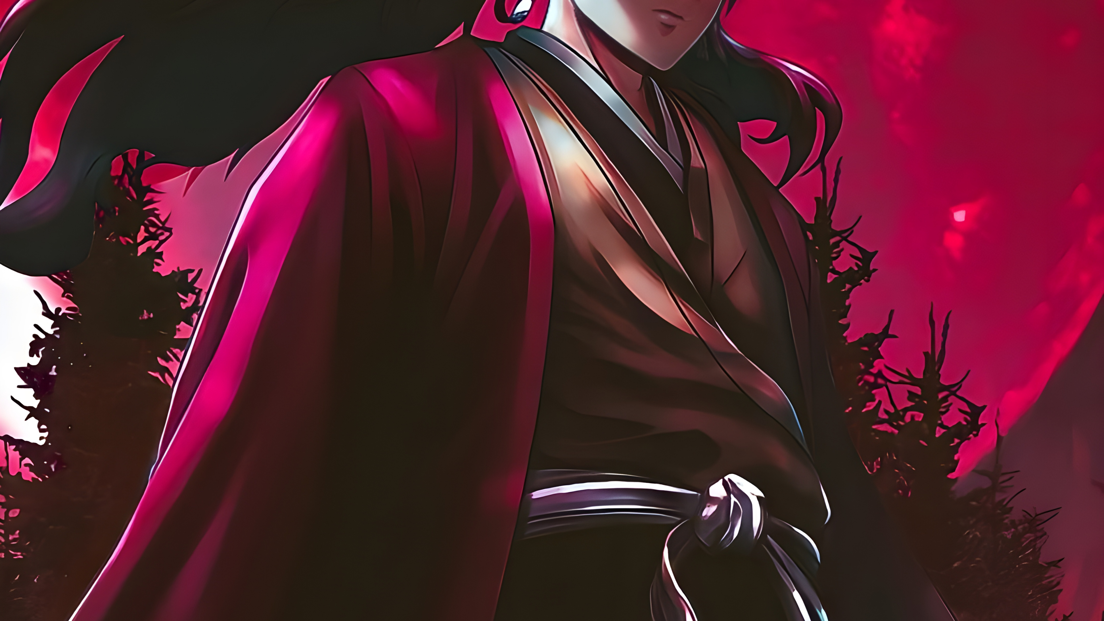 Обои убийца демонов, убийца демонов kimetsu no yaiba, Танджиро Камадо, аниме, рукав в разрешении 3840x2160