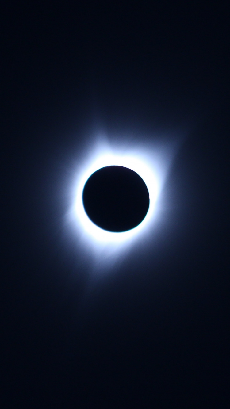 Обои apple, iPhone, iPhone X, яблоко, солнечное затмение в разрешении 750x1334