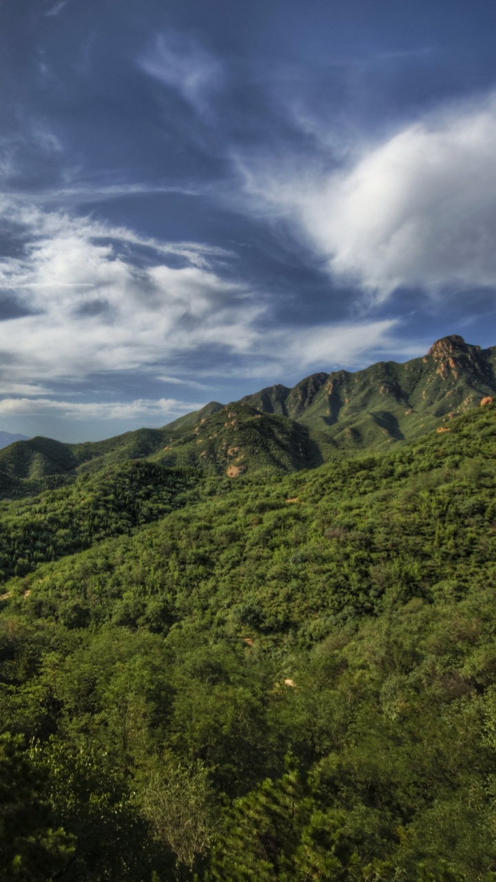 Обои китайской сельской местности, Китай, горный рельеф, нагорье, гора в разрешении 720x1280