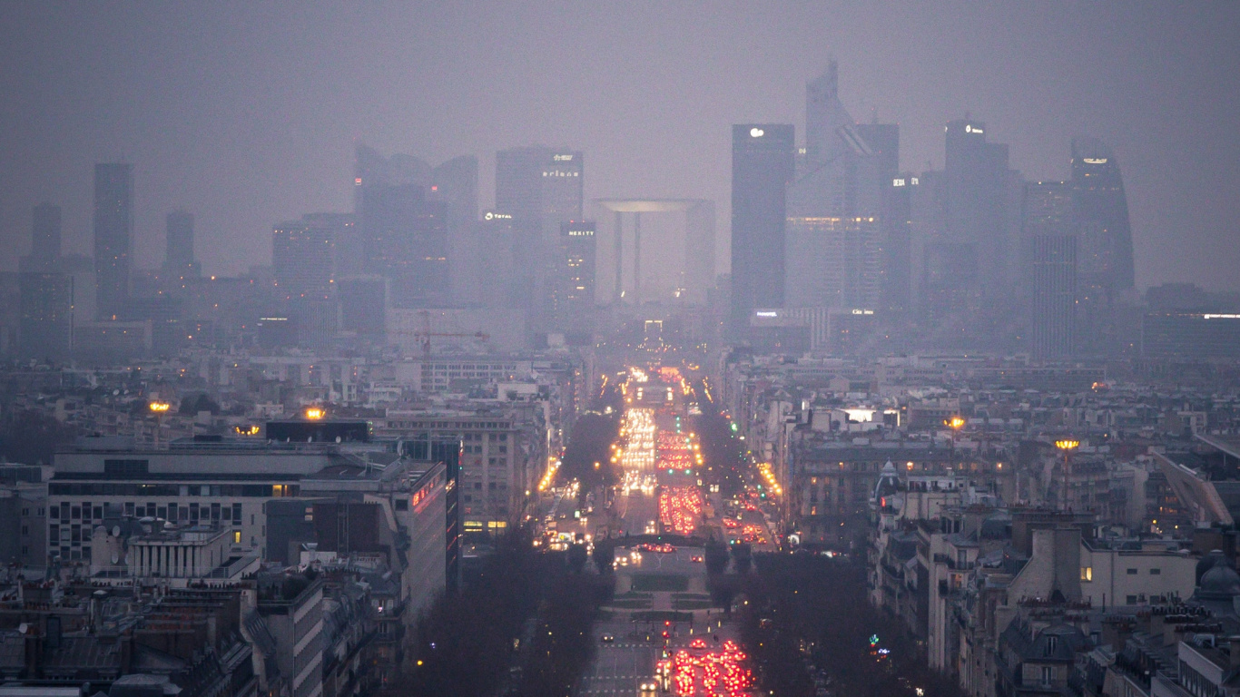 Обои небоскреб, городской пейзаж, метрополия, городской район, город в разрешении 1366x768