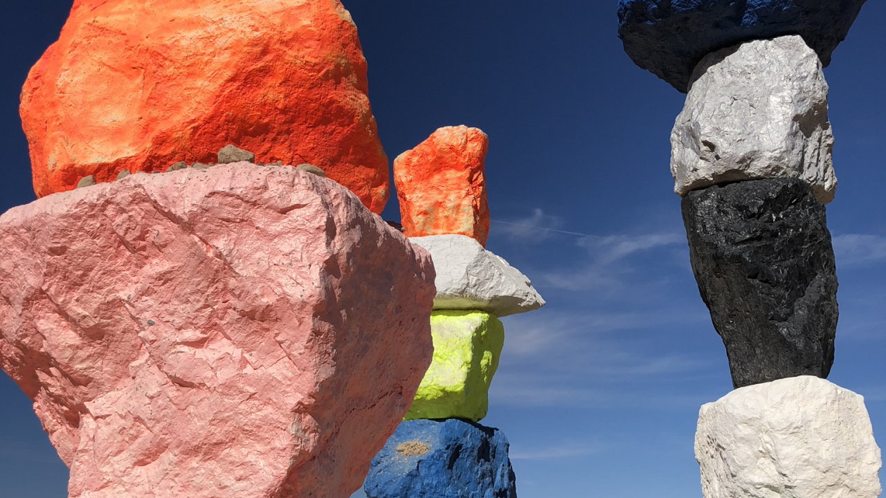 Обои Лас Вегас, США, рок, артефакт, натуральный материал в разрешении 1280x720