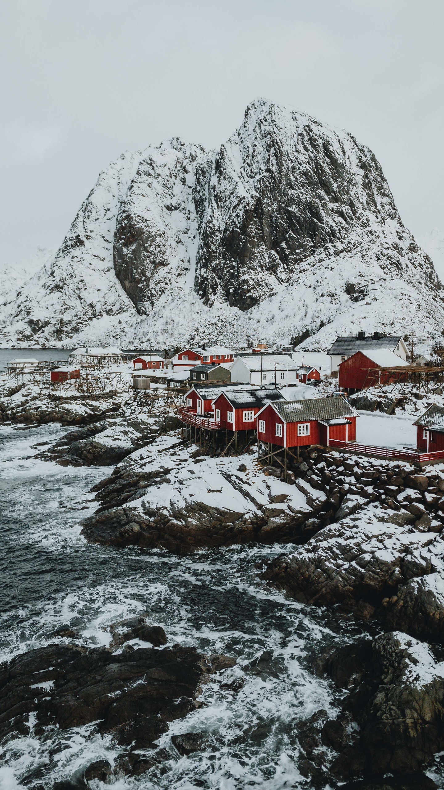 Обои снег, Альпы, горный хребет, гора, нагорье в разрешении 1440x2560