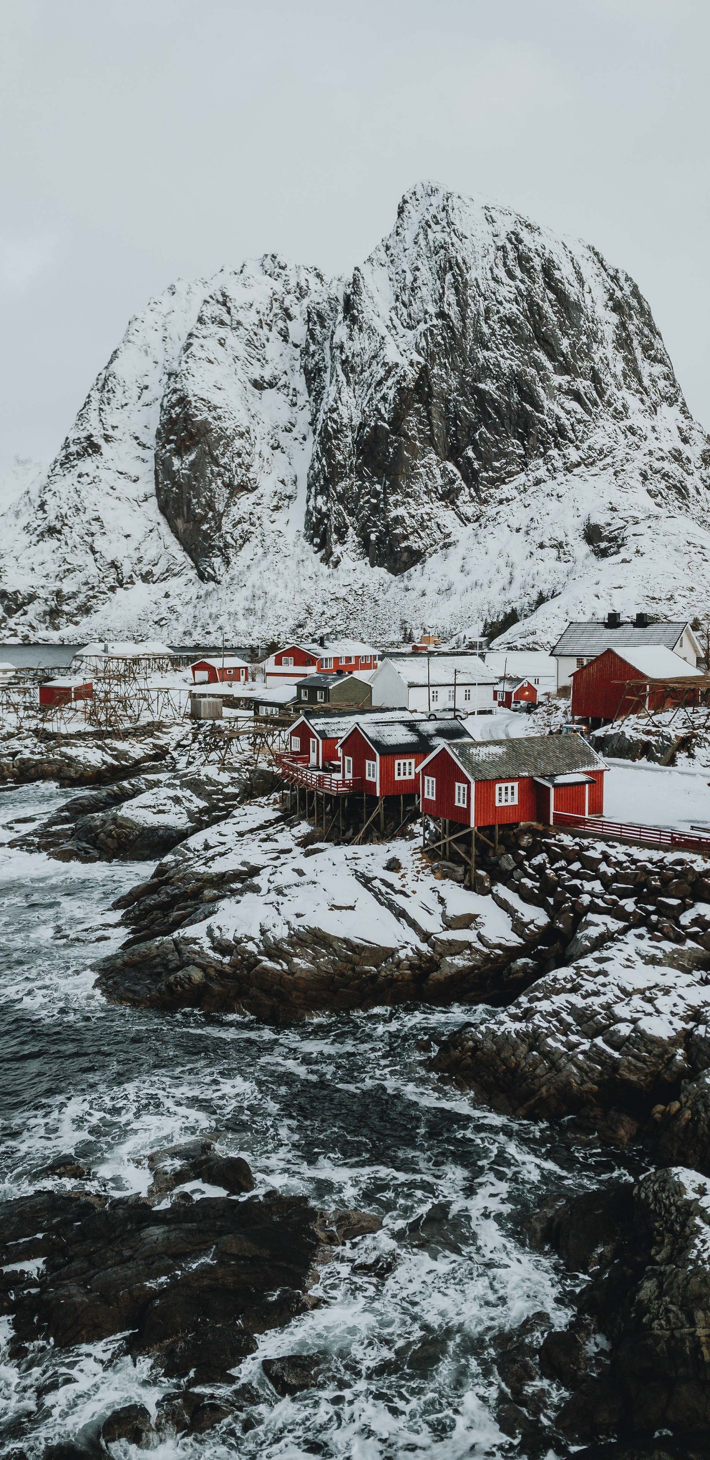 Обои снег, Альпы, горный хребет, гора, нагорье в разрешении 1440x2960