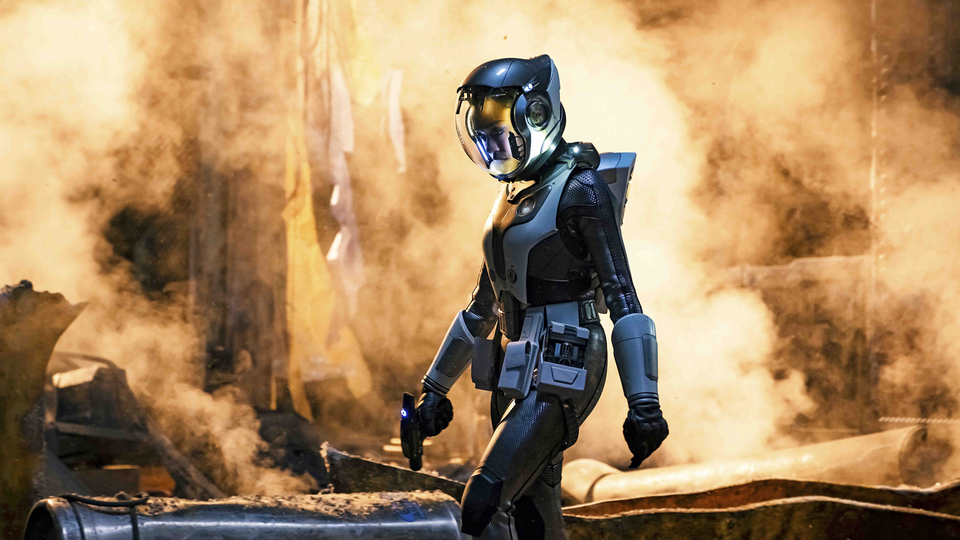 Обои фигурка, игра-боевик, компьютерная игра, первый номер, спин-офф в разрешении 3840x2160