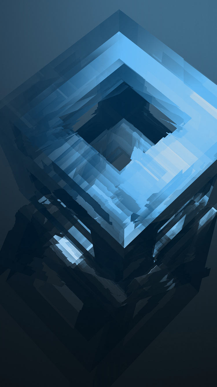 Обои темнота, графика, графический дизайн, атмосфера, искусство в разрешении 750x1334