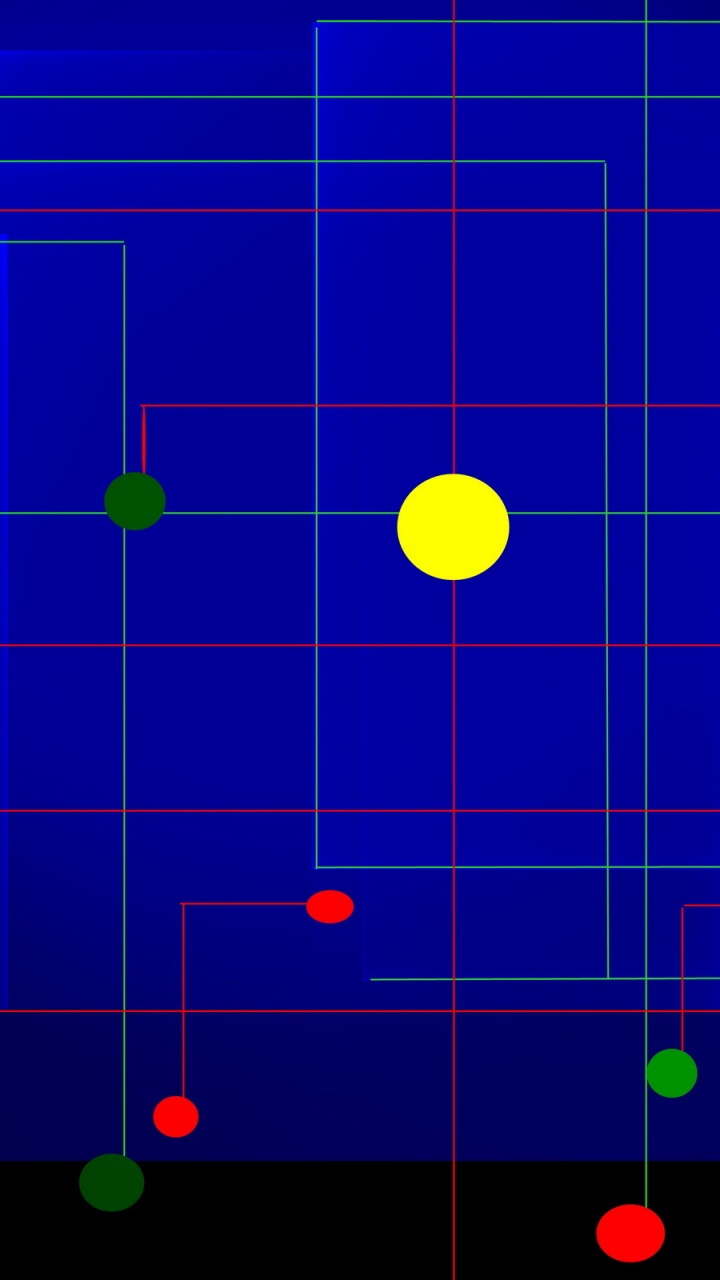 Обои диаграмма, круг, линия, космос, точка в разрешении 720x1280