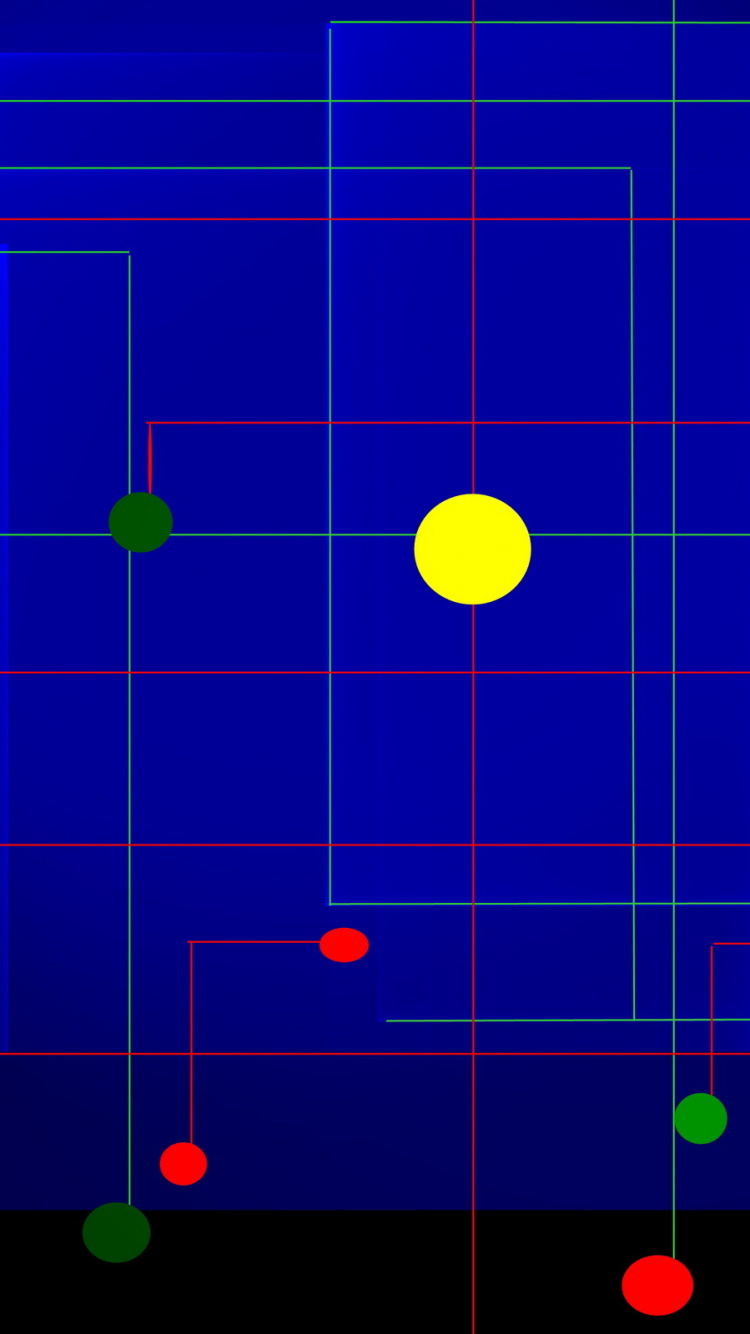 Обои диаграмма, круг, линия, космос, точка в разрешении 750x1334