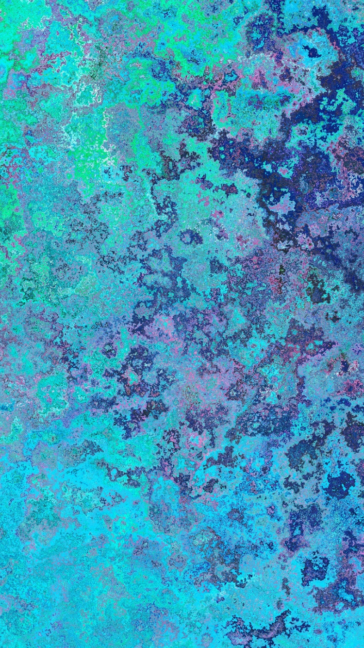 Обои текстура, синий, Аква, зеленый, бирюза в разрешении 750x1334