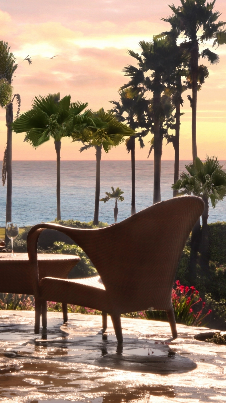 Обои таблица, прибежище, свойство, мебель, отпуск в разрешении 750x1334