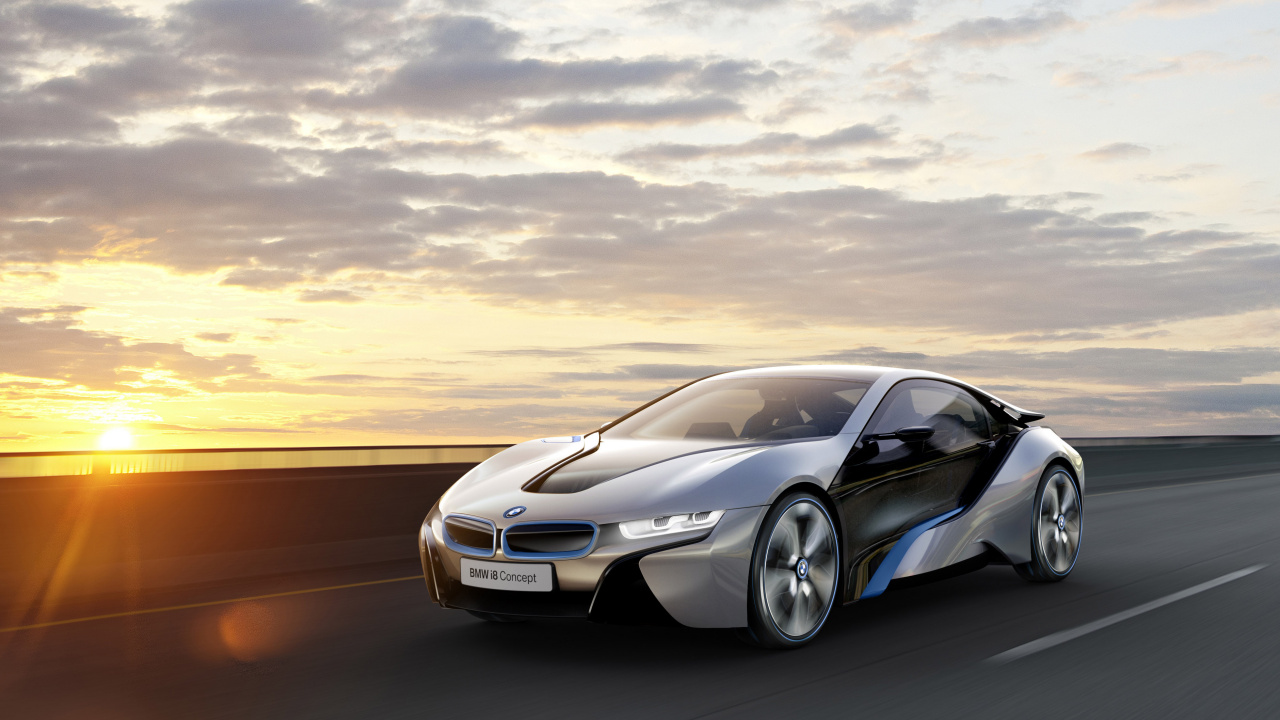 Обои bmw i8, спорткар, авто, bmw, mini cooper в разрешении 1280x720