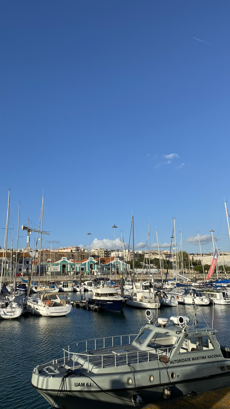 Обои Марина, корабль, судно, лодка, гавань в разрешении 750x1334