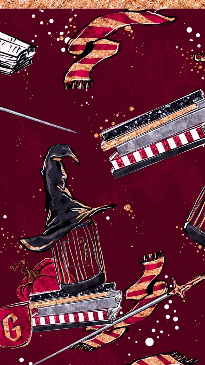 Обои лилия горшечник, Гарри Поттер, Дом Слизерин, Гриффиндор, Равенкло Дом в разрешении 720x1280