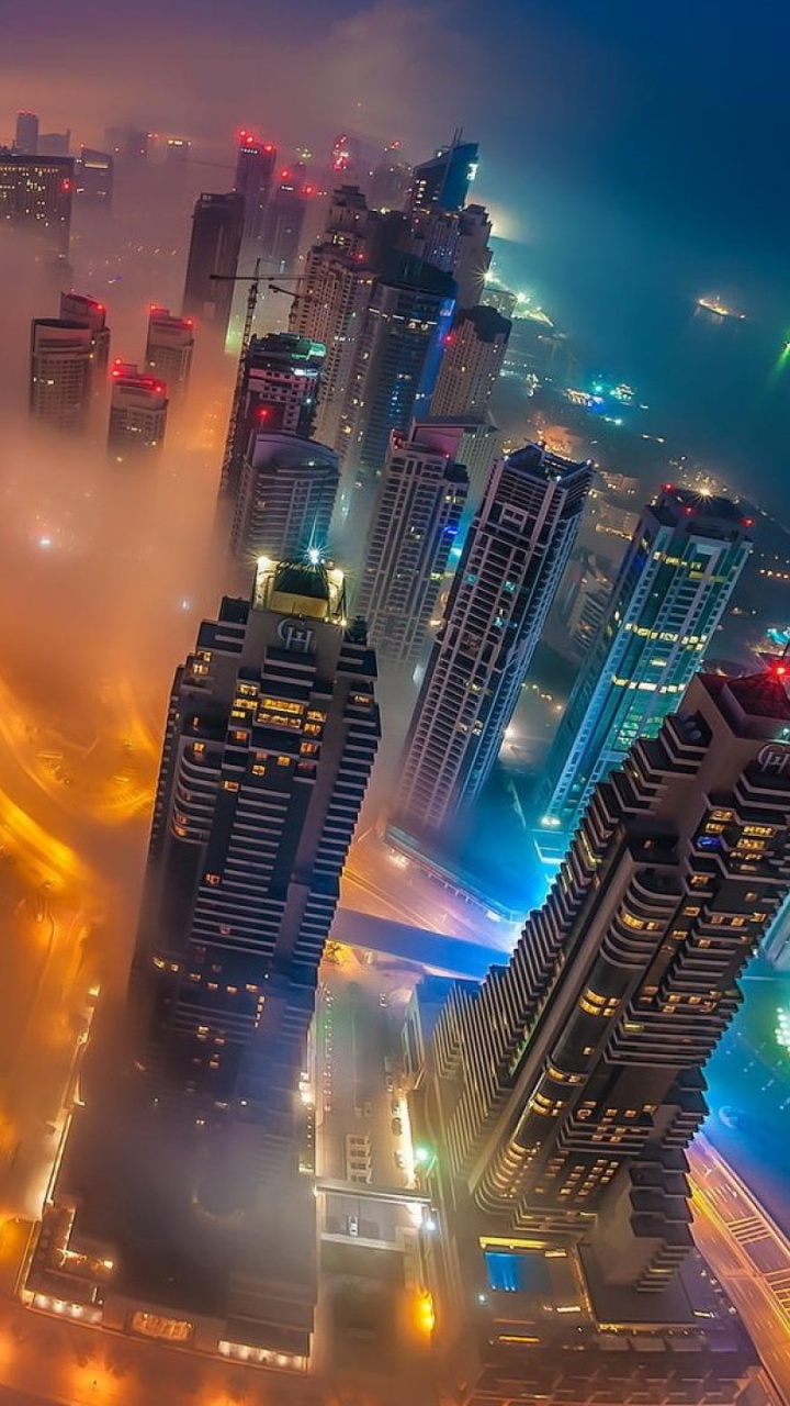 Обои windows 10, microsoft windows, Корпорация Microsoft, городской пейзаж, город в разрешении 720x1280