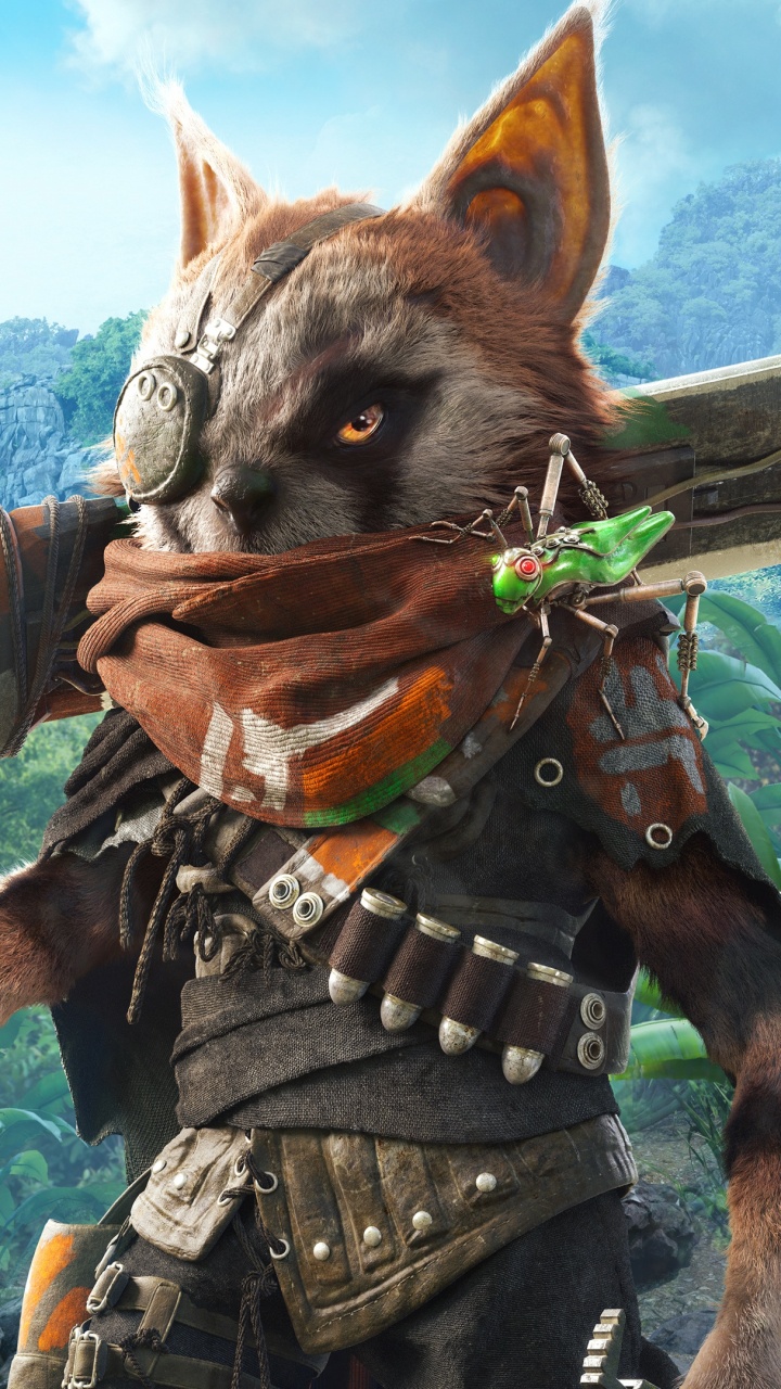 Обои Biomutant, компьютерная игра, игры, приключенческая игра, стратегии видео игры в разрешении 720x1280