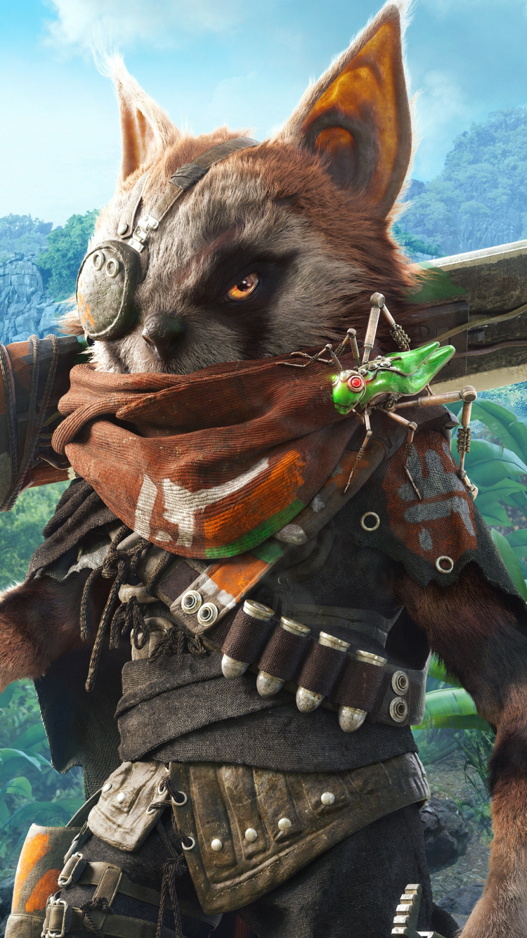 Обои Biomutant, компьютерная игра, игры, приключенческая игра, стратегии видео игры в разрешении 750x1334