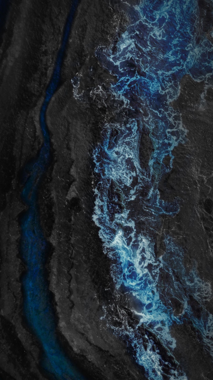 Обои живопись, Тикток, вода, лазурный, водоток в разрешении 720x1280