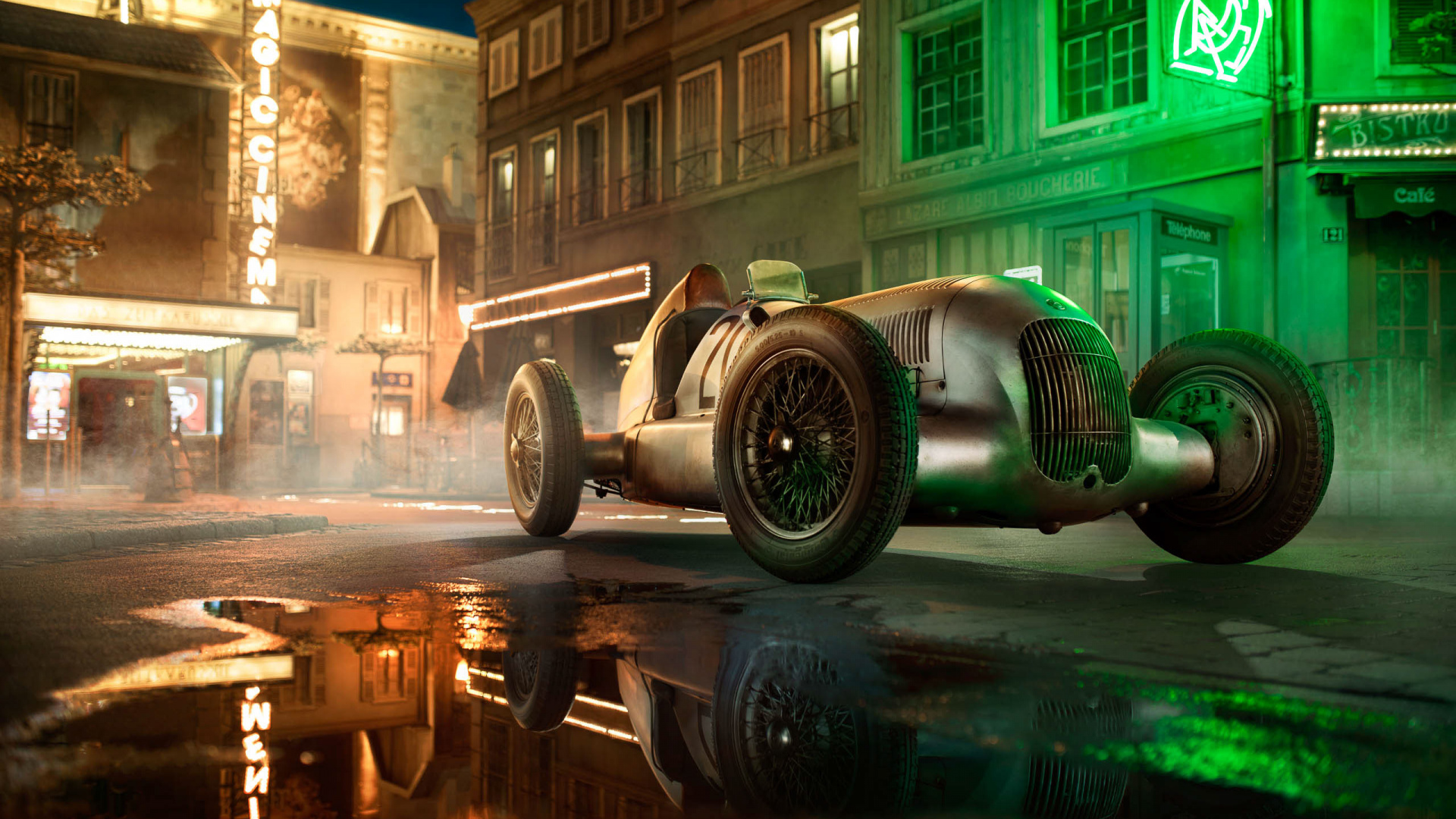 Обои графический дизайн, Мюнхен, дизайн, авто, компьютерная игра в разрешении 1920x1080