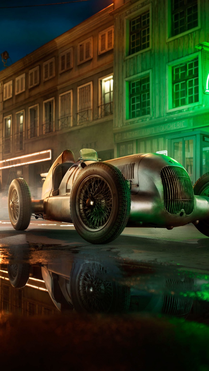 Обои графический дизайн, Мюнхен, дизайн, авто, компьютерная игра в разрешении 720x1280