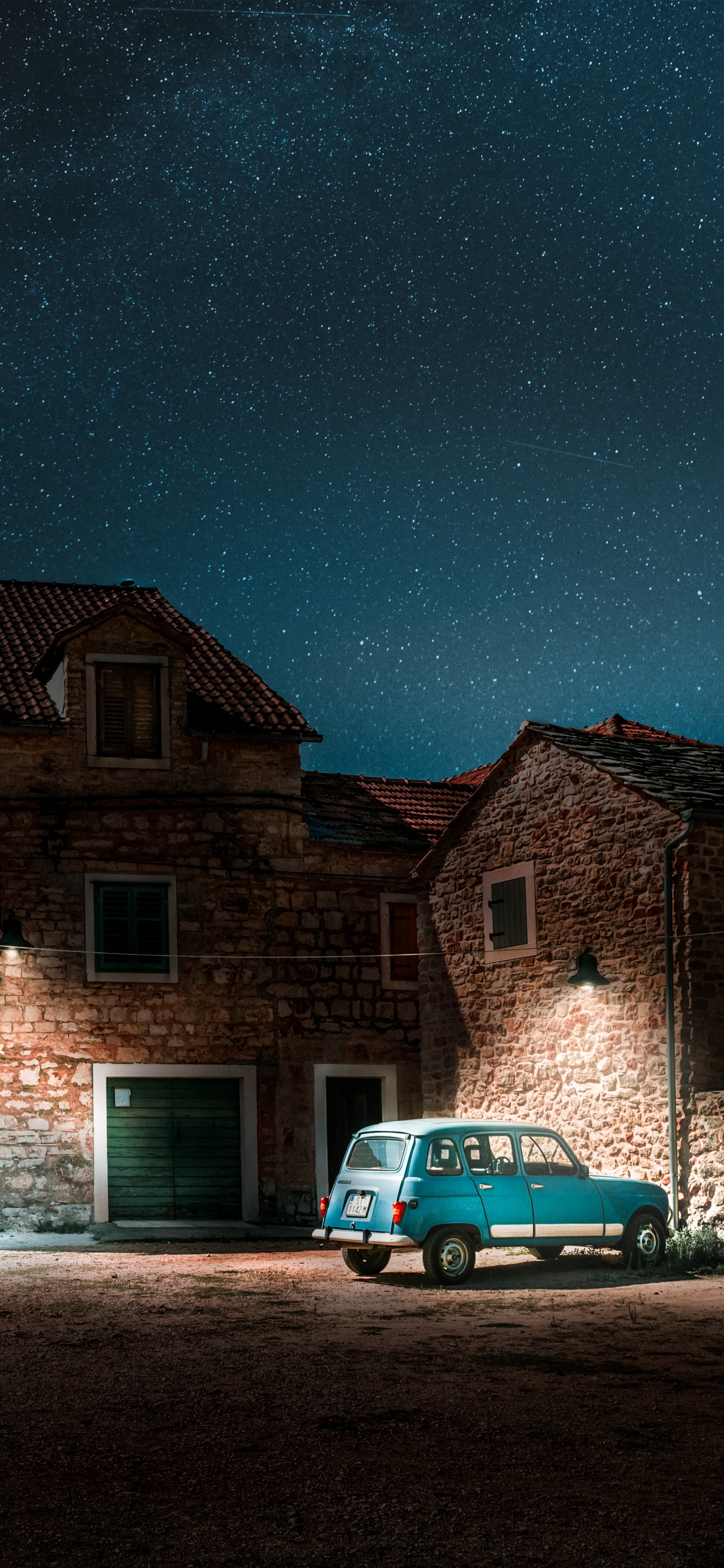 Обои арт, архитектура, атмосфера, здание, окно в разрешении 1242x2688