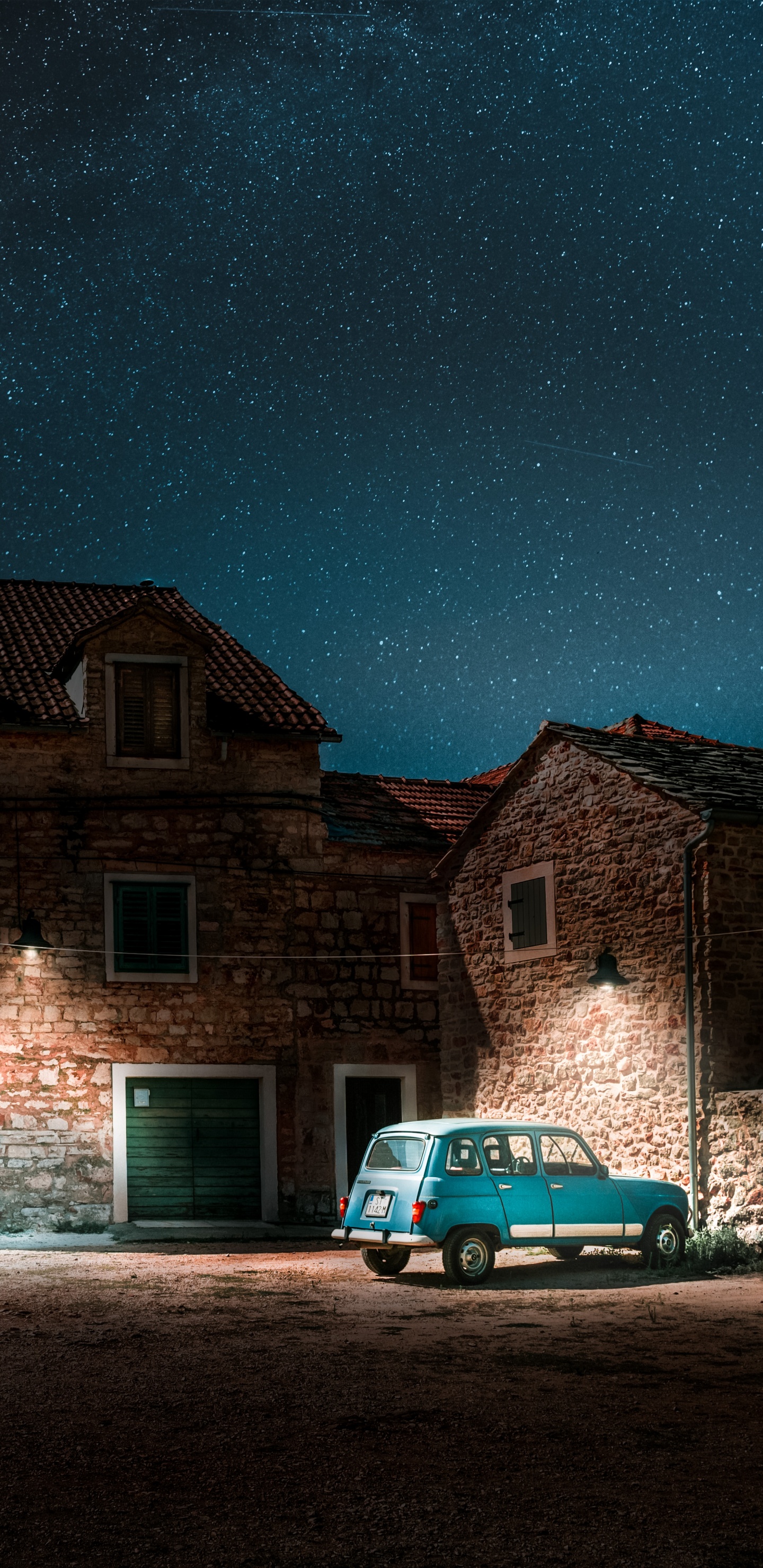 Обои арт, архитектура, атмосфера, здание, окно в разрешении 1440x2960