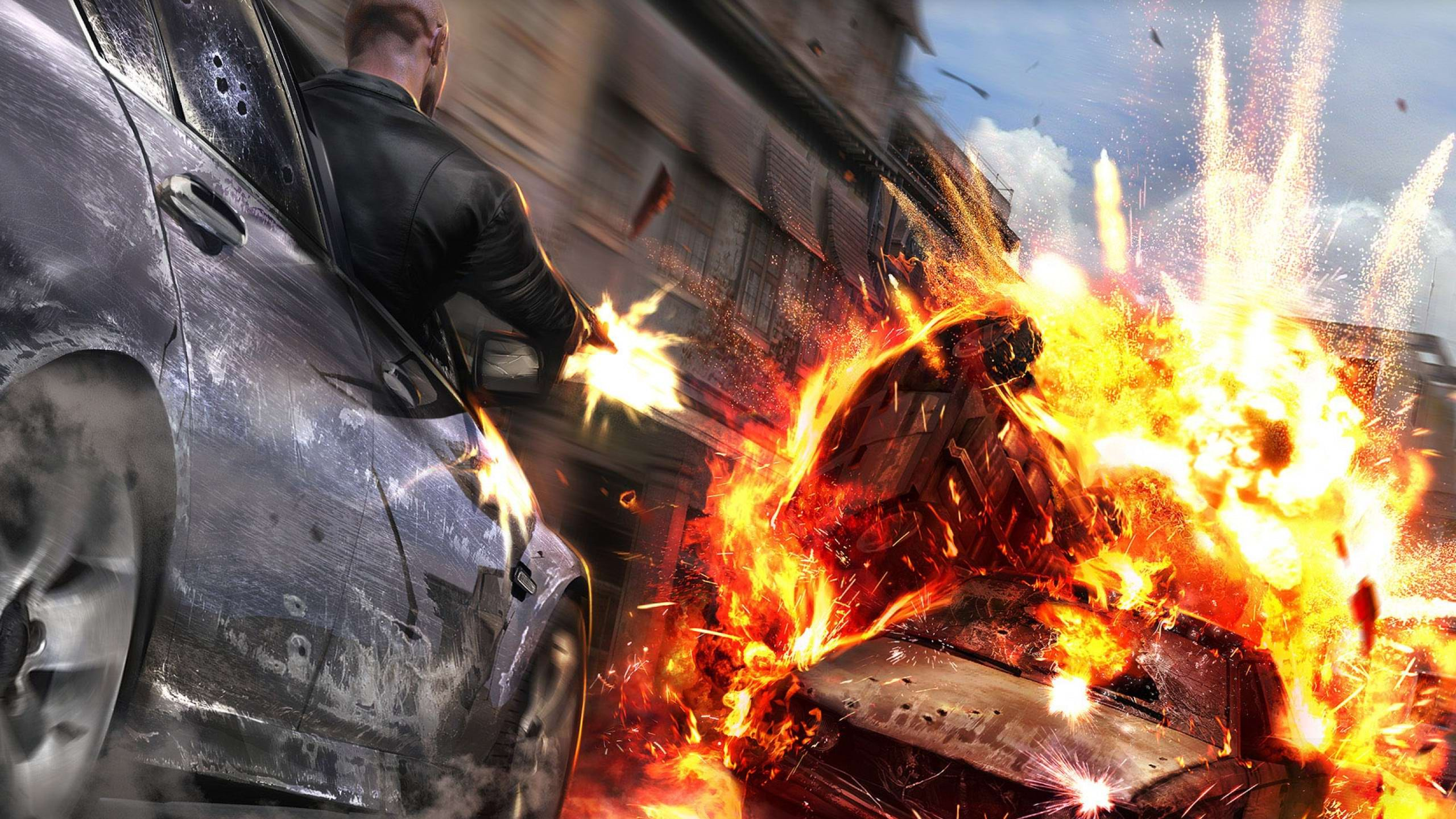 Обои огонь, пламя, тепло, компьютерная игра, игры в разрешении 2560x1440