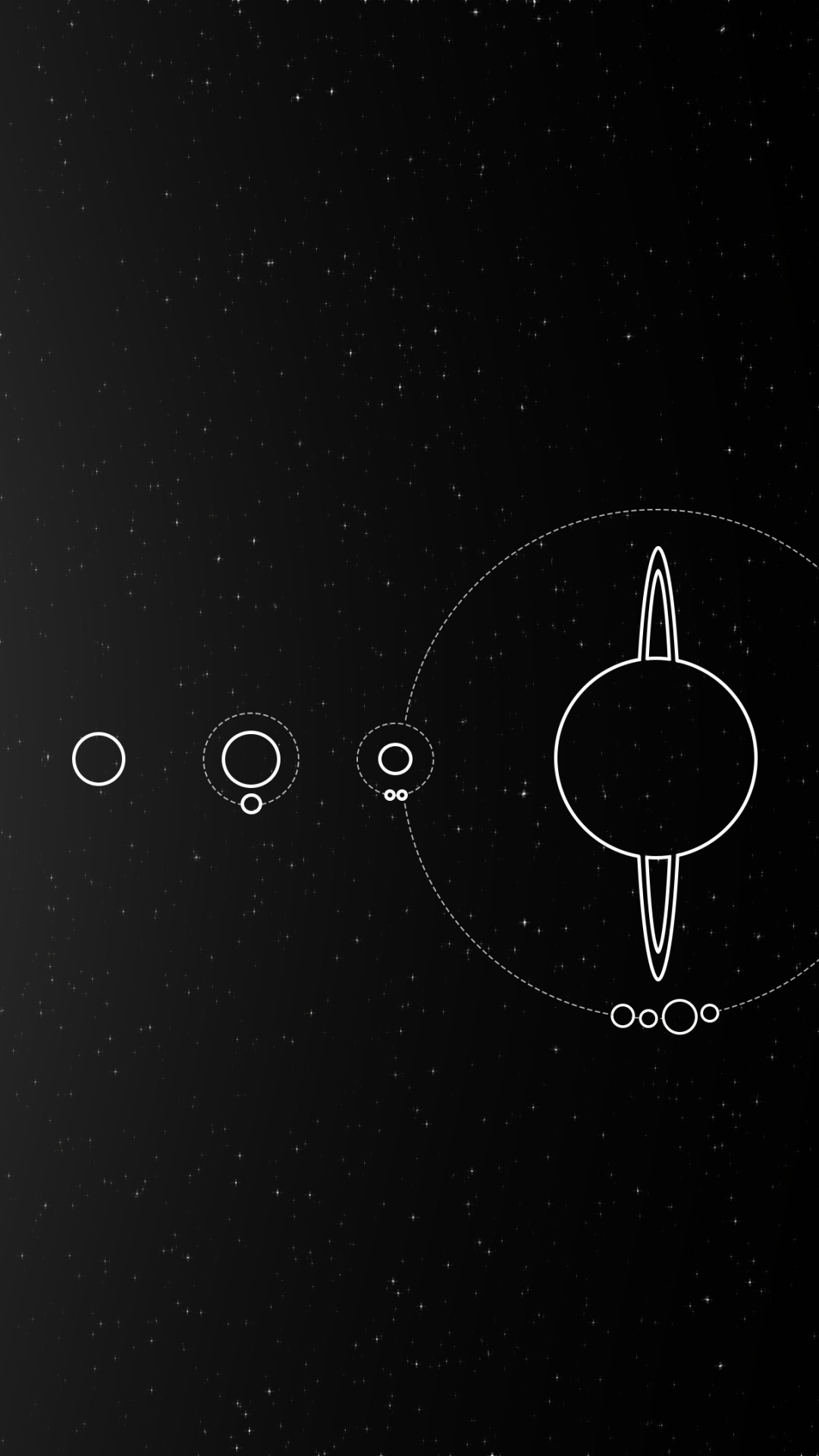Обои атмосфера, круг, космос, астрономический объект, наука в разрешении 1080x1920