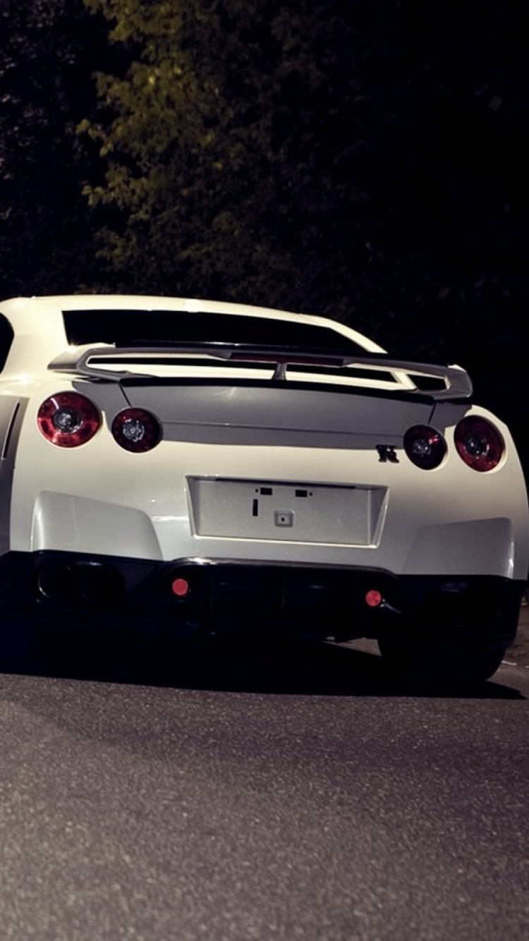 Обои Ниссан, авто, суперкар, спорткар, дорога в разрешении 750x1334