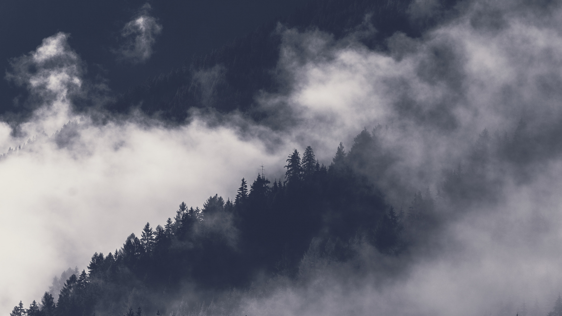 Обои атмосфера, облако, гора, свет, природа в разрешении 1920x1080