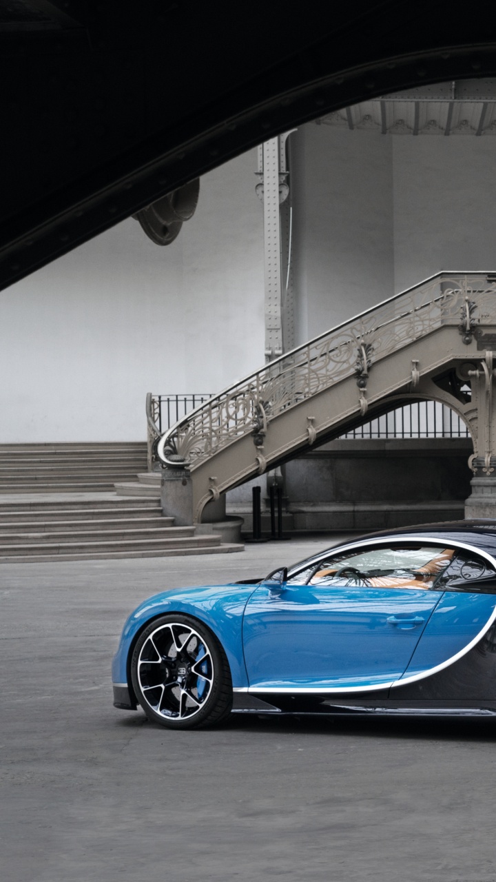 Обои Бугатти вейрон, bugatti, суперкар, спорткар, наземный транспорт в разрешении 720x1280