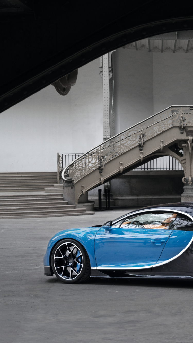 Обои Бугатти вейрон, bugatti, суперкар, спорткар, наземный транспорт в разрешении 750x1334