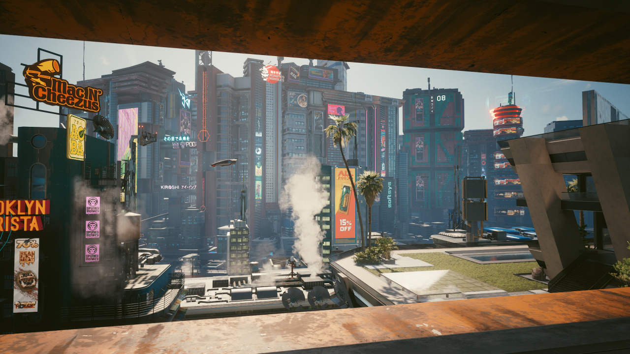 Обои метрополия, Киберпанк 2077, cd projekt, Киберпанк, здание в разрешении 1280x720