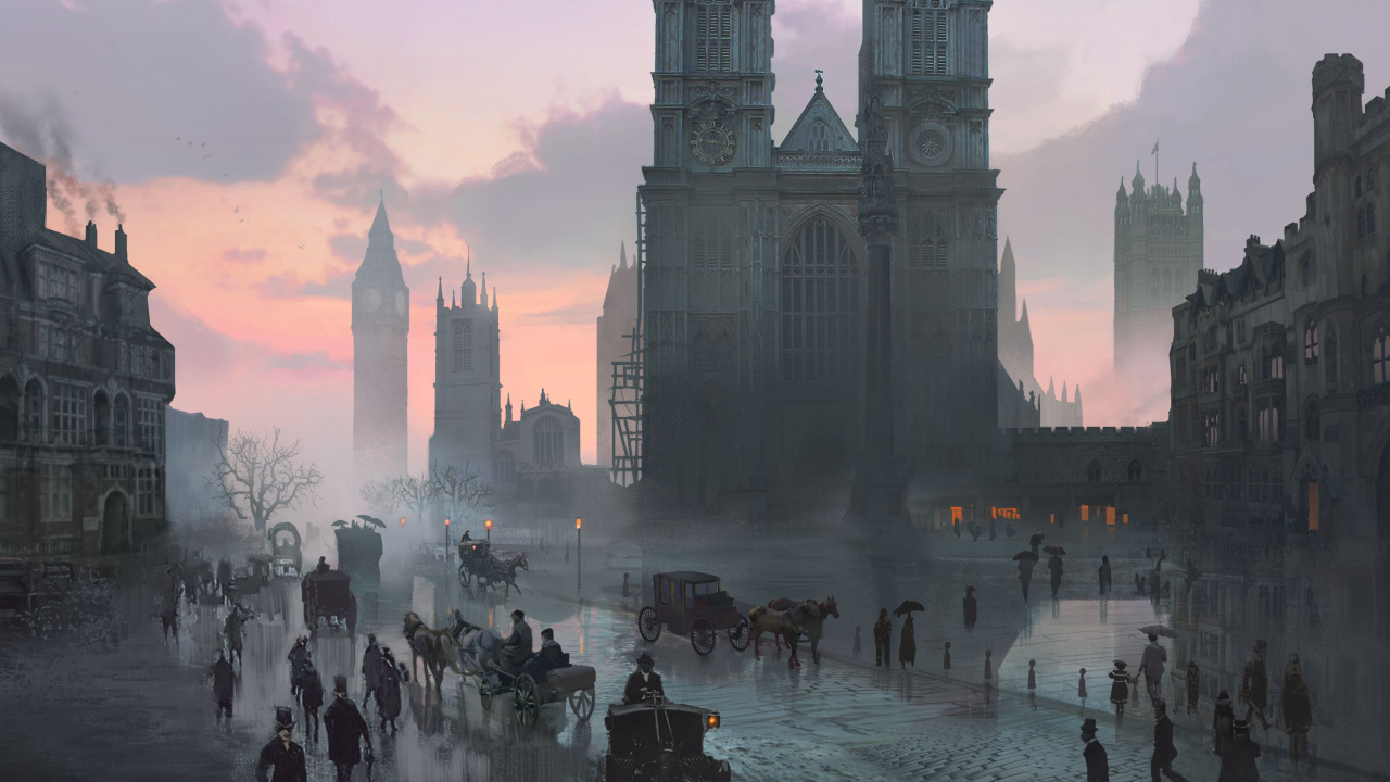 Обои городской пейзаж, метрополия, ориентир, город, здание в разрешении 1280x720