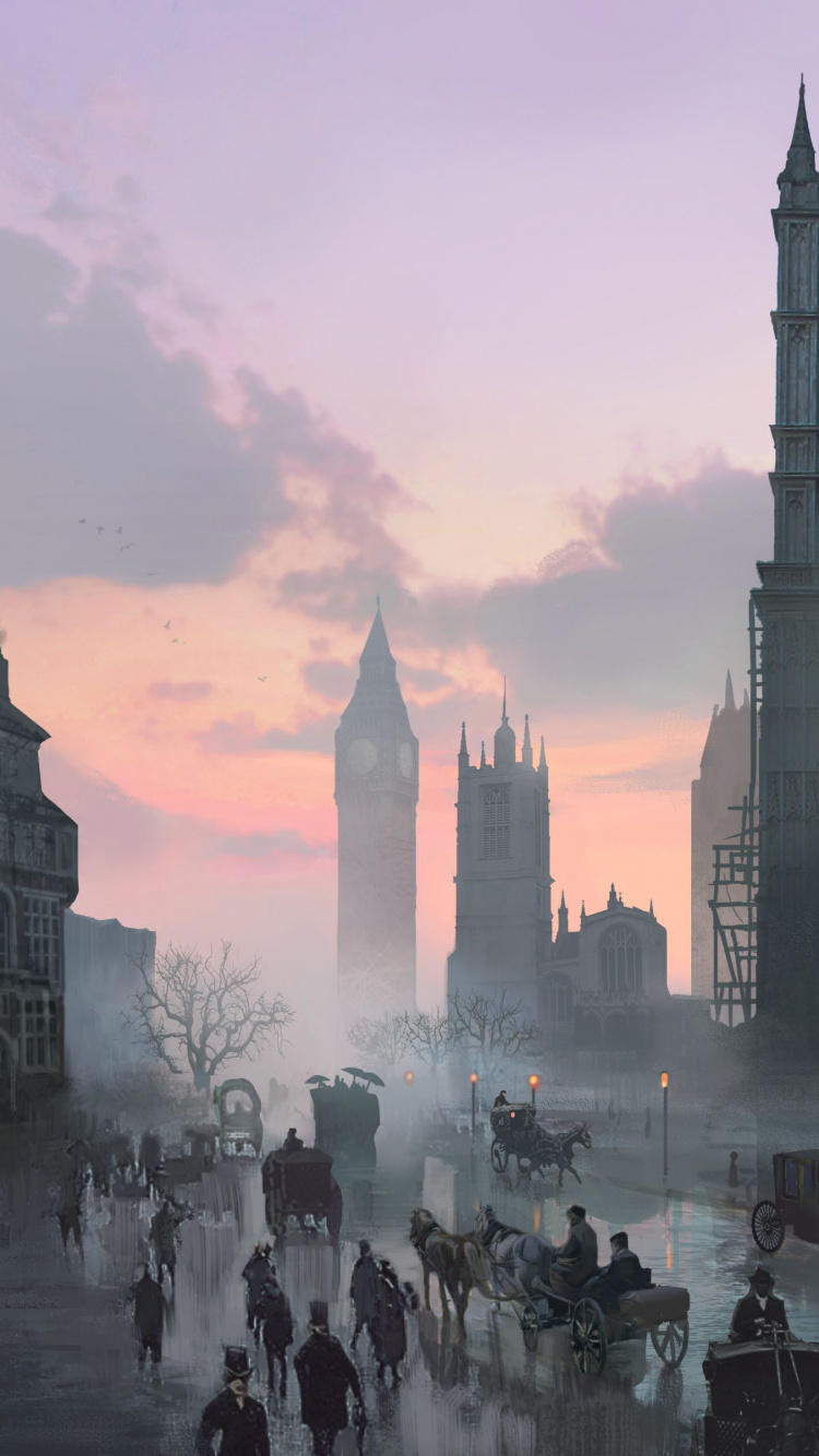 Обои городской пейзаж, метрополия, ориентир, город, здание в разрешении 750x1334