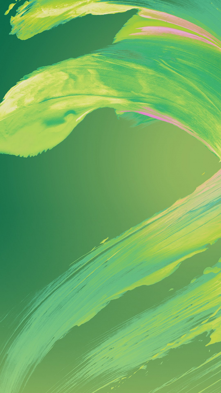 Обои Bluboo S3, смартфон, зеленый, красочность, жидкий в разрешении 750x1334